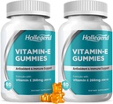 비타민 E Gummies 268mg 400 IU의 성인을 위한 자연적인 비타민 E Chewable 보충교재, 여자 & 남자, 피부 & 면역성 건강, 산화 방지제, 오렌지 풍미, 120 조사