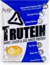몸 영양 Trutein 높은 단백질 분말: 45% Whey, 45% Casein, 10% 계란 백색, 글루텐 자유로운, 낮은 나트륨, 잔디 페더럴 익스프레스 Whey 단백질 분말, 체육관 보충교재 & 아침 Shake, Mocha, 34g 표본