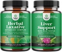 Probiotics 및 Milk Thistle Liver Support Supplement - Natural Colon Detox Digestive Support System - Silymarin Milk와 함께 초본 보충 교재