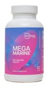 Microbiome Labs MegaMarine Omega 3 Fish Oil Supplements - Gut-Specific EPA DHA 오메가 3 보충 - Immune 및 Gut 장벽 기능 지원 (60 Softgels)