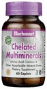 Bluebonnet Nutrition High Potency Chelated Multiminerals, Albion Chelated Minerals, Soy-Free, Gluten-Free, Non-GMO, Kosher Certified, Dairy-Free, 60 Caplets, 20 서빙