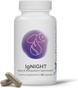 InfiniWell IgNIGHT - Valerian Root & Ashwagandha Sleep Aid는 파라다이스의 곡물을 사용하여 대사 건강을 지원 - 건강한 대사 기능을 촉진 - (30 캡슐)