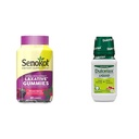 Senokot 규정식 보충교재 Laxative Gummies, 자연적인 Senna 추출물, Gentle & Dulcolax 액체 Laxative, 안락한 기복, 체리 풍미, 12 oz를 위한 자극제 자유로운 Laxative.