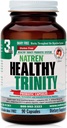 Natren 건강한 삼위일체 Probiotics 보충교재 - 90 낙농장과 글루텐 자유로운 젤 캡슐 - 개량 Gut와 소화 건강, 30억 CFU - Lactobacillus Acidophilus, Bifidobacterium, Bulgaricus