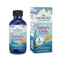 Nordic Naturals Baby’s DHA, Unflavored - 2 oz - 1050 mg Omega-3 + 300 IU 비타민 D3 - 아기의 뇌, 비전 및 신경 시스템 개발 지원 - Non-GMO - 5 월 Vary