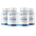 젊음 뇌 4 병 번들 - 기억 & 두뇌 건강 지원 보충교재 - Bacopa Monnieri, Ginkgo Biloba, B12-120 일 공급 (240 조사)를 가진 뇌 승압기 명확성