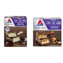 Atkins Endulge 초콜릿 코코넛 바 16 카운트 & Caramel 너트 Chew Bar 5 카운트 번들