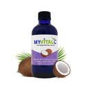 MyVitalC 유기 MCT 기름 야자열매 - 순수한 ESS60 산화 방지제 보충교재 - 노화 방지를 위해, 산화, Longevity, 잠, 에너지 - 120ML