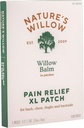 근육과 관절을 위한 자연의 Willow 천연 통증 완화 패치 | White Willow Bark의 빠른 행동 | 인공 향수 및 염료 무료 | 6 Patches (1-Pack)