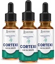 Justified Laboratories (3 팩 Cortexi Ear Drops Cortexi Healthy Eardrum Oil Supports Essential Oils 3 병의 건강한 귀 프리미엄 혼합
