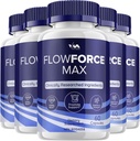 (5 팩) FlowForceMax 전립선 지원 캡슐 - 교류 힘 최대 알약 보충교재, 최대 힘, 새로운 개량된 Multivitamin 공식화, FlowForceMax 리뷰, 300의 캡슐