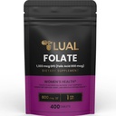 여성 임신을 위한 루알 Folate 보충교재 | Acido Folico para Mujer Embarazada Folate 규정식 보충교재 1,333 mcg DFE (엽산 800 mcg) 400 조사