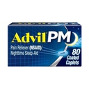 Advil PM 200 mg는 모자를 씌우기 80 ea를 입혔습니다 (3)
