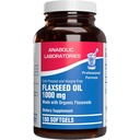 찬 압박된 유기 Flaxseed 기름 1000mg Softgels - 가득 차있는 몸 이익을 위한 자연적인 Occurring Omega 3 6 9에 있는 비 GMO 유기 Flax씨 기름 부유한 - 물고기 자유로운 Omega 3 보충교재 (180 Softgels)