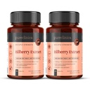 Pureclinica Bilberry 추출물 10,000mg x 360 정제 (2 병) - 10 X 더 Anthocyanidins w / 5mg 검은 후추 추출물