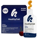 성인을위한 건강한 REM 수면 보조 보충교재 - Melatonin, Magnesium, L-Theanine, GABA & Natural Calming 허브 - 30 젤 팩, 체리 맛