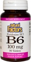B-6 Pyridoxine HCL 100mg 자연적인 요인 90 탭