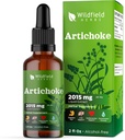 Artichoke 잎 추출물 액체 하락 2000mg (Cynara scolymus L.) 초본 보충교재는 캡슐, 1 달 공급, 84의 서빙, 알콜 자유로운 Tincture 보다는 더 나은 흡수합니다 - 1개 Oz의 팩