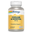 SOLARAY Choline & Inositol 250 mg | 건강한 뚱뚱한 대사를 위한 2 중립 결합, 뇌 기능 지원 | 100 VegCaps