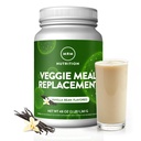 MRM Nutrition Veggie Meal Replacement Protein | 바닐라 콩 맛 | 22g 완전 플랜트 기반 단백질 | 식도 OK | Mediate hunger | Balanced macronutrient 공식 | 28 인분