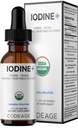 Codeage USDA 인증 유기 이오딘 드롭 - 250 Mcg Per 서빙 - 1 + 년 공급 - 액체 이오딘 보충 - 순수, 명확한 이오딘 - 채식 칼륨 이오딘 액체 드롭 - 2 fl oz