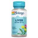 SOLARAY Liver Blend SP-13 - 우유 이틀 추출물, Dandelion Root, Burdock, Kelp, Peppermint 및 Trace Minerals와 전통 초본 지원 - 60 일 보증, 100 서빙, 100 VegCaps