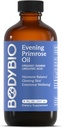 BodyBio 저녁 Primrose 기름 - 건강한 피부 & 호르몬 균형을 위한 자연적인 감마 Linolenic 산 - 비 GMO, 찬 압박되는 8oz