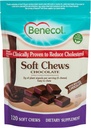 Benecol® Soft Chews - 임상적으로 입증 된 콜레스테롤 저하 공장 Stanols로 만든 - 콜레스테롤 관리 보충교재 (120 초콜릿 Chews)