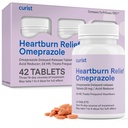 Curist Omeprazole 20mg Tablets - 42 Count Delayed-Release Tablets - Heartburn Relief 용 산성 반사 요법