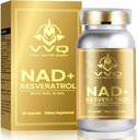 120 캡슐 NAD+ 보충교재 1000 mg - 진실한 NAD+ & Resveratrol, 노화 방지를 위한 NMN 대안
