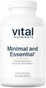 Vital Nutrients Minimal and Essential Multivitamin | 채식 일 당 멀티 비타민, 미네랄 및 산화 보충교재 * | 철 무료 | 글루텐, 낙농장, 소이 무료 | 비 GMO | 180 캡슐