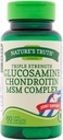 Nature's Truth Triple Strength Glucosamine Chondroitin MSM Complex 규정식 보충교재 - 60의 입히는 모자, 2의 팩