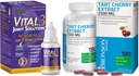 Bronson Vital 3 합동 해결책® 임상으로 입증된 액체 무릎 기복 보충교재 Tart 버찌 추출물 2500 mg 채식주의자 캡슐