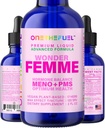 경이 Femme 식물 기초를 두는 호르몬 균형 Menopause 뜨거운 섬광 기복 지원 100% 자연적인 17 초본 여자 에스트로겐 건강 보충교재 Dong Quai Vitex + 빠른 흡수 Tincture 2개 oz. 제품정보