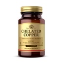 Solgar Chelated Copper, 100 Tablets - Collagen Formation - Highly Bioavailable Form - Connective Tissue - Non-GMO, Vegan, Gluten Free, Dairy Free, Kosher - 100 서빙