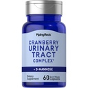 Piping Rock Cranberry Complex 보충 | 60 캡슐 | 여성과 남성용 D-Mannose 및 Probiotic Blend | 고급 유린식 | 비 GMO, 글루텐 프리