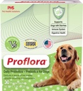 Dogs-Complete Gut 건강 및 면역 지원을위한 Probiotics. Digestive Multi-Strain Probiotics를 사용하기 쉬운. Easier Diet Transitions, 건강 피부 & 외투 & 치료 설사. 30 패킷.