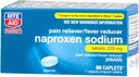 Rite Aid Naproxen Sodium Pain Relief Pills, 220 mg Caplets - 50 Count | NSAID Pain Reliever | 통증환 | 허리 통증 완화 제품 | 근육 및 허리 통증 완화 제품 | 실시간 통증 완화