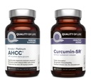 생활의 질 Kinoko 플래티넘 AHCC 버섯 추출물과 Microactive Curcumin SR - 면역 뭉치