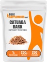BulkSupplements.com Catuaba Bark 추출물 분말 - Catuaba Bark 분말, 초본 보충 - Vegan & 글루텐 무료, 서빙 당 1g, 250g (8.8 oz) (팩 1)