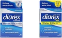 Diurex Ultimate Re-Energizing 60 Count Max Caffeine-Free 48 Count 최대 힘 물 알약 Bloat Relief 번들
