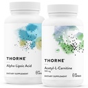THORNE - 산화제 Nerve 지원 듀오 - 알파 Lipoic 산 & 아세틸 L 카르니틴 번들 - 60 서빙