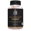 Halal Complete Complex Adult Multivitamin Gummies | 남성과 여성을 위한 자연적인 면역 부스트 | 채식주의자 & 비 GMO | 글루텐, 젤라틴, 땅콩 & 낙농 자유로운 비타민 거미 | 90 조사
