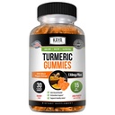 Kaya Naturals Turmeric 보충제 Gummies - 순수한 자연 Turmeric Curcumin -Turmeric Ginger Gummies - 30 Count Gummy - 검은 후추 추출물과 심황