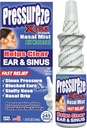 Pressureze Xtra - 자연 보존 무료 - 멸종 Nasal 스프레이 - Severe Sinus Congestion Relief 용 - 블록 귀 운하, 슬링을 엽니 다 - 245 스프레이, 34 ml (팩 1)