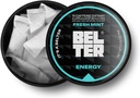 BELTER - 신선한 민트 - 카페인 파우치 - 15 개 - 빠른 인용 - Zero-Calorie Energy Boost - 파우치 당 96mg 카페인 - 스포츠, 체육관, 게임 및 작업에 이상적입니다