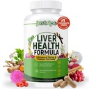 Liver Health Formula, Liver Cleanse Detox & Artichoke Extract, Milk Thistle, Dandelion 및 Liver Health에 대한 수리 - 초본 Liver 지원 보충 30 일 공급 (1)