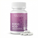 Seroflora Boric Acid Vaginal Suppositories 600 mg 30 캡슐 - 여성을위한 Boric Acid 알약 - 여성을위한 질 건강 pH 밸런스 - 질 냄새 제어를 지원합니다. 미국에서 만든.