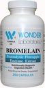 원더 랩 Bromelain 2000 150mg, Proteolytic 파인애플 효소 추출물, 영양 지원 소화 건강 - 250 캡슐