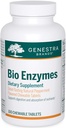 Genestra Brands Bio Enzymes | 치우블 타블렛의 다이제스트 효소 공식 | 100개의 치우블 타블렛 | Natural Peppermint 풍미